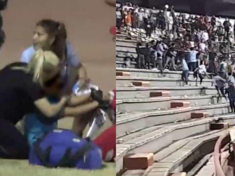 Violencia en la segunda división de la Liga Premier