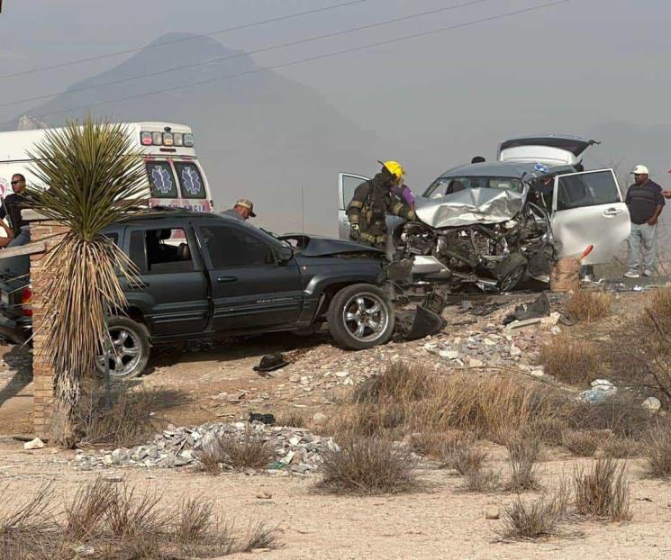 Resulta grave mujer en choque