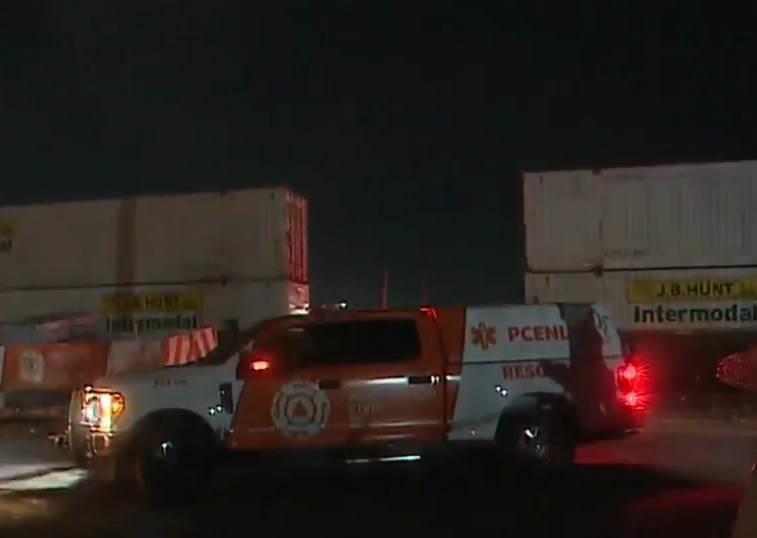 Arde bodega en Escobedo