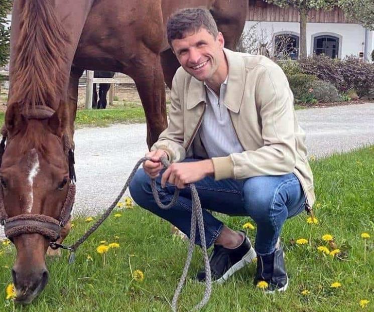 Toma Muller con humor su posible salida del Bayern