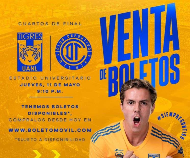 Inician en Tigres la venta libre para la Liguilla