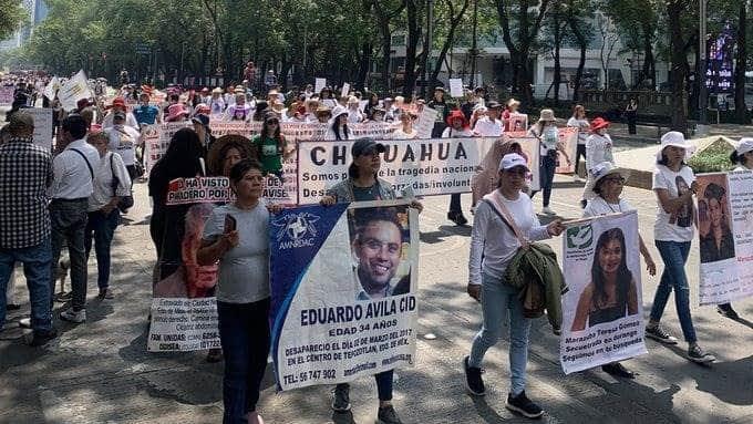 Madres de desaparecidos protestan en todo el país