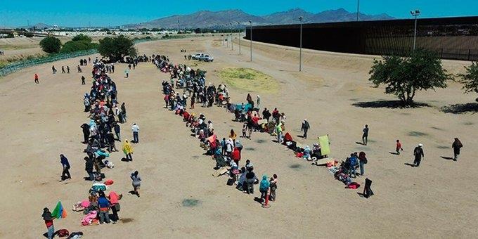 Se concentran en la frontera ante conclusión  del Título 42
