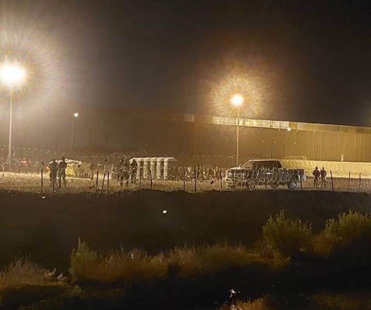 Migrantes, aún a la espera en frontera de Cd. Juárez Migrantes, aún a la espera en frontera de Cd. Juárez