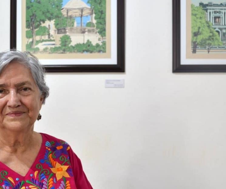 Exhiben en Linares la obra de la artista Saskia Juárez