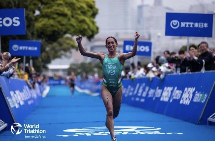 Logra mexicana plata en Mundial de Triatlón