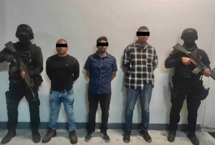 Arrestan a tres presuntos delincuentes
