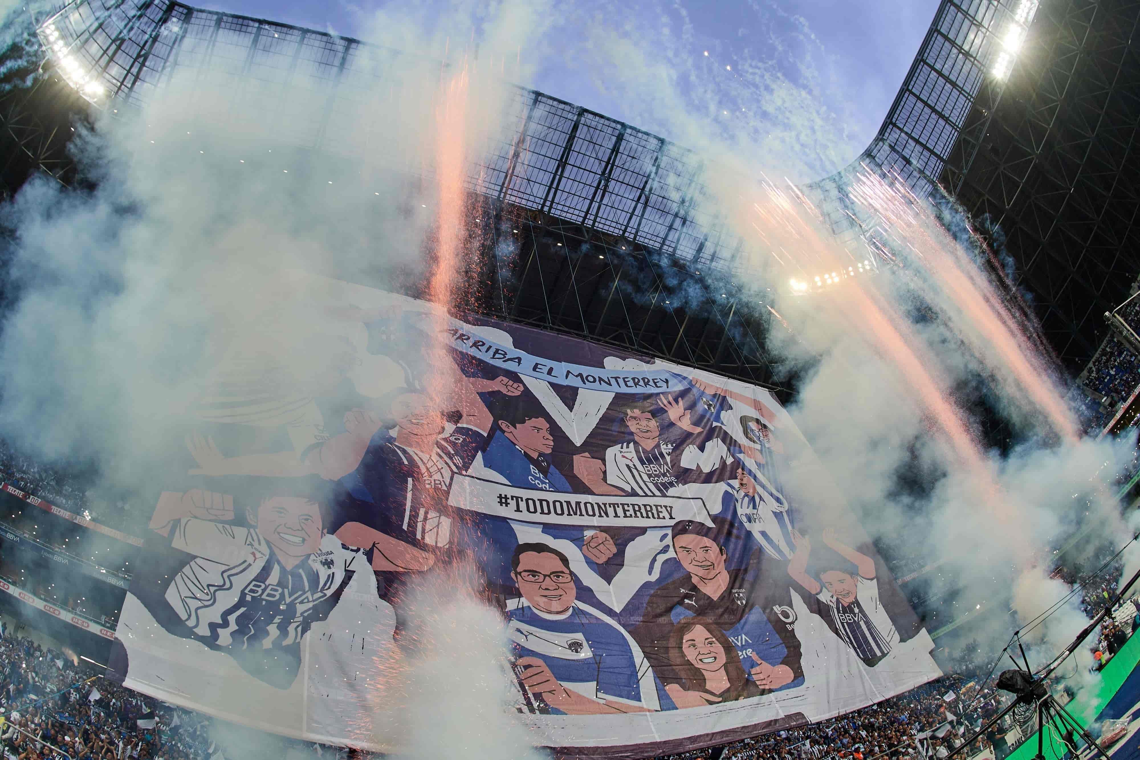 Tifo Rayados.