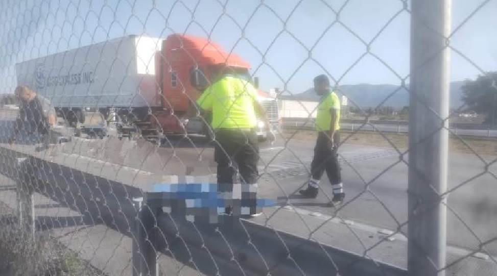 Fallece arrollado por tráiler en Galeana