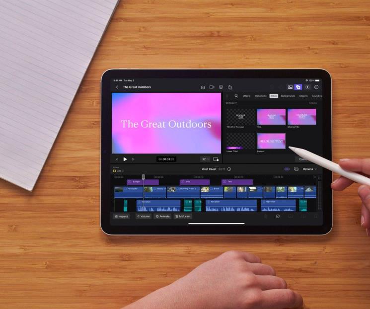 Apple lanza Final Cut Pro y Logic Pro en iPad