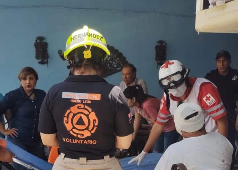 Se desprende losa de concreto en vivienda