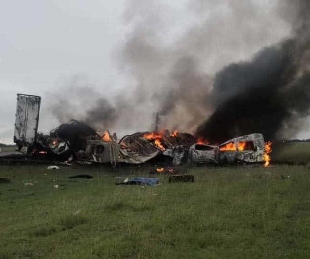 Toman muestras de ADN a familiares de choque en Tamaulipas