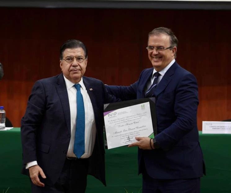 Marcelo Ebrard recibe doctorado honoris causa por el INAP Marcelo Ebrard recibe doctorado honoris causa por el INAP