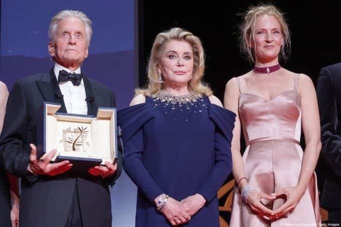 Recibe Michael Douglas la Palma de Oro