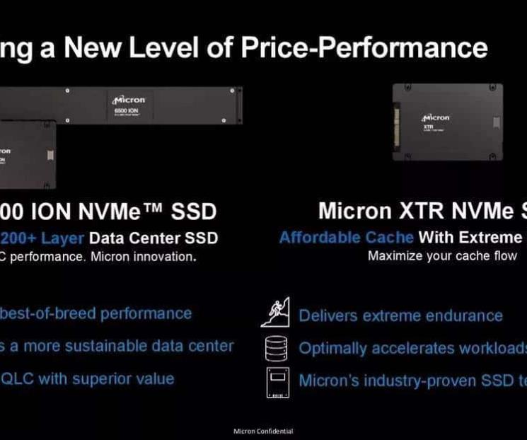 Micron lanza unidades SSD de 30 TB