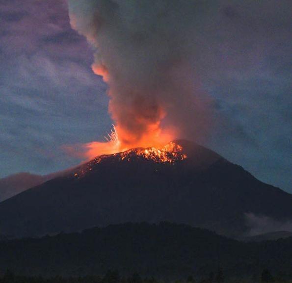 Actividad del volcán Popocatépetl Actividad del volcán Popocatépetl