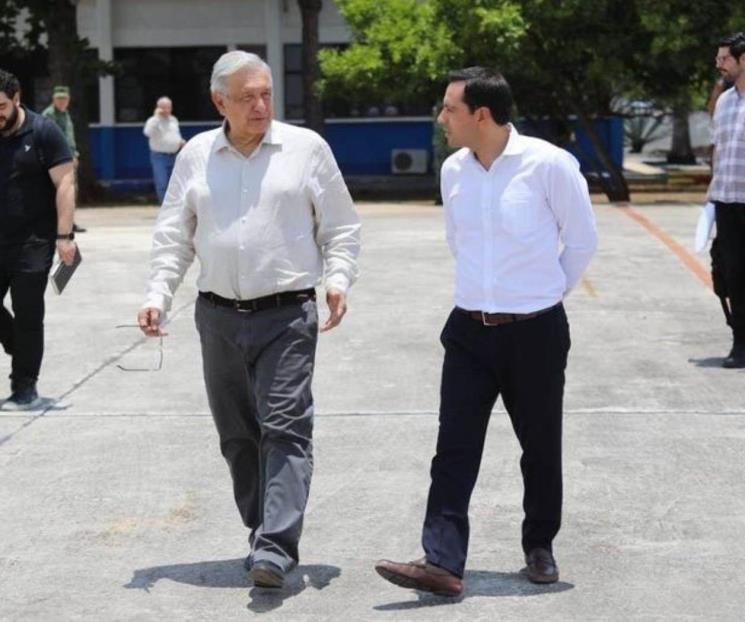 AMLO supervisa avances del Tren Maya junto Mauricio Vila AMLO supervisa avances del Tren Maya junto Mauricio Vila