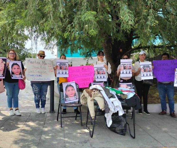 Exigen resultados en la búsqueda de Marina, Maritza y Dora