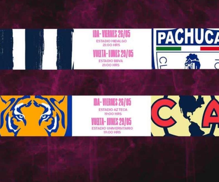 Anuncia Liga MX Femenil horarios de la Semifinal