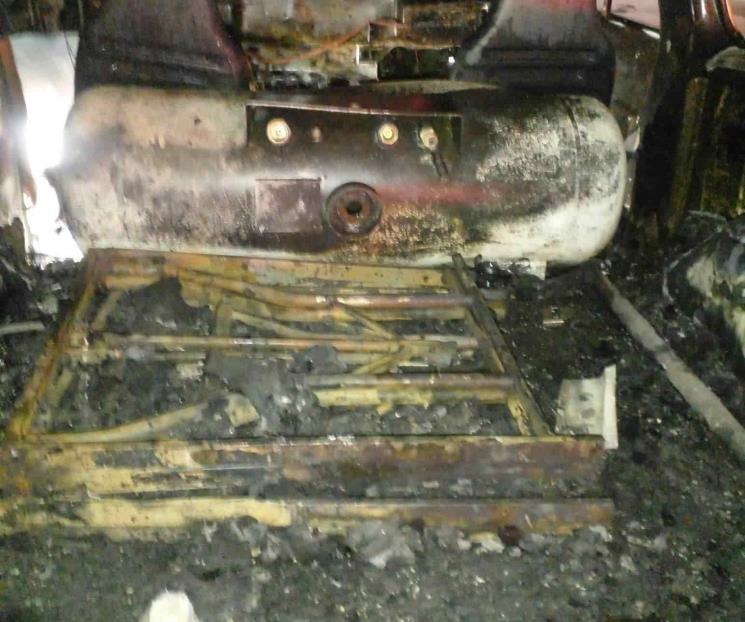 Alarma incendio de camioneta