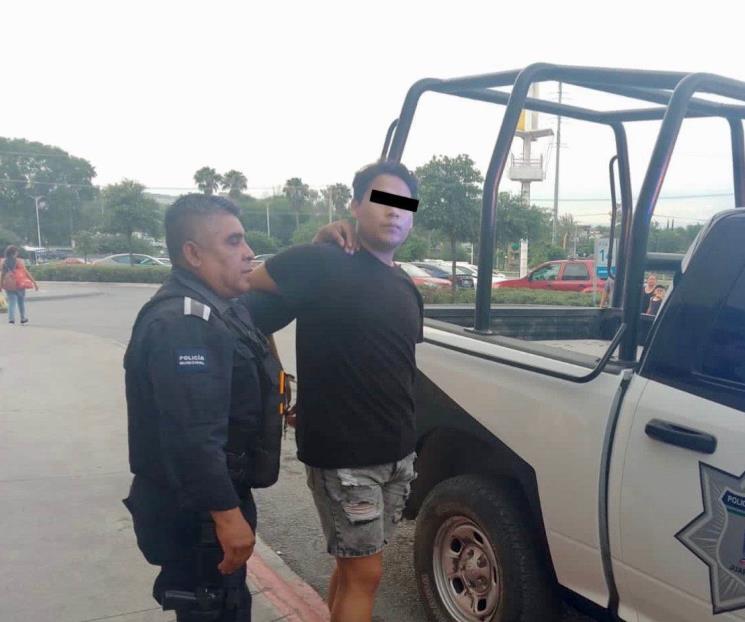 Detienen a ladrón de tienda