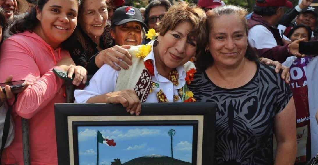 Llama Delfina Gómez a arrasar el 4 de junio