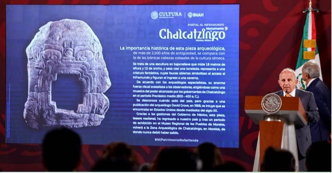 Monstruo de la Tierra  se exhibe en Morelos