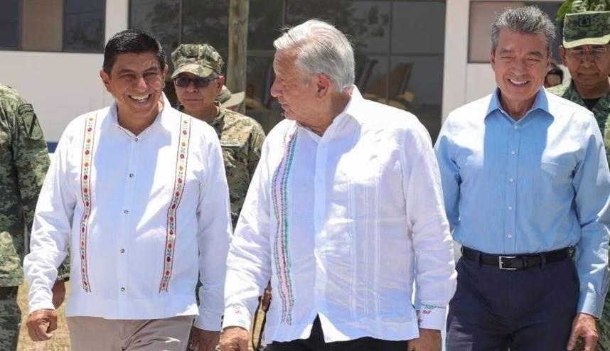 AMLO supervisa obra del Tren Interoceánico en el Istmo