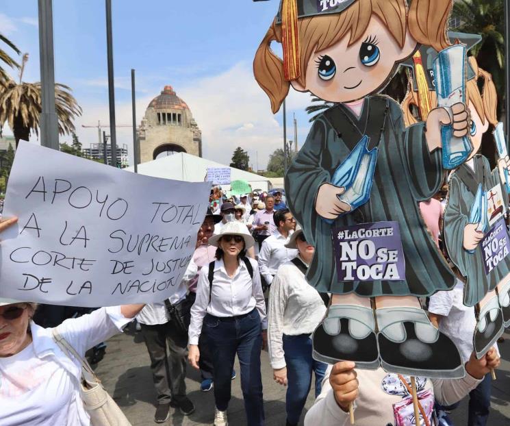 Marchan en defensa de Piña y Suprema Corte