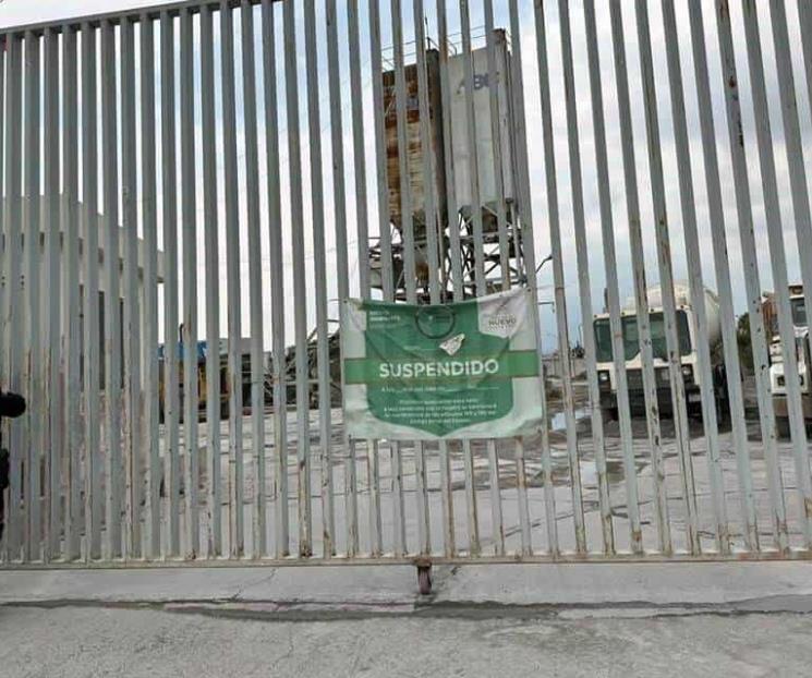 Clausuran cementera por violar sellos de suspensión Clausuran cementera por violar sellos de suspensión