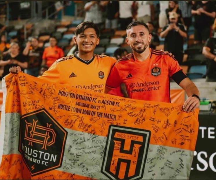 Anota gol HH con el Houston Anota gol HH con el Houston