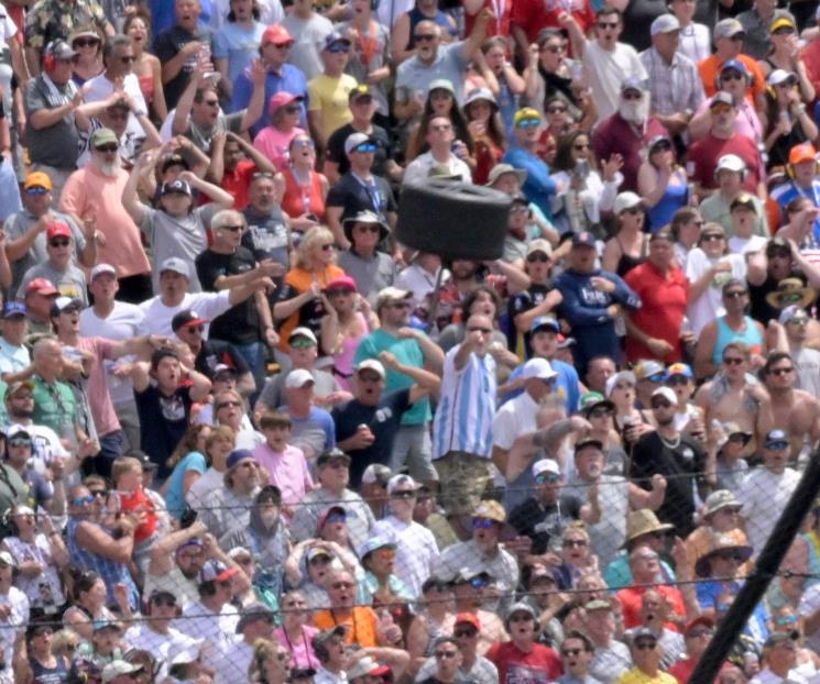 No dejó heridos el neumático volador de la Indy500