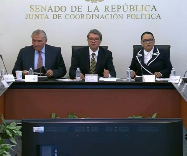 Llegan al Senado titulares de Seguridad para comparecer