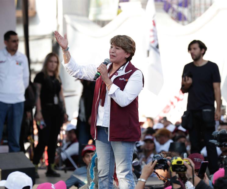 Es una gran oportunidad de lograr un cambio: Delfina Gómez