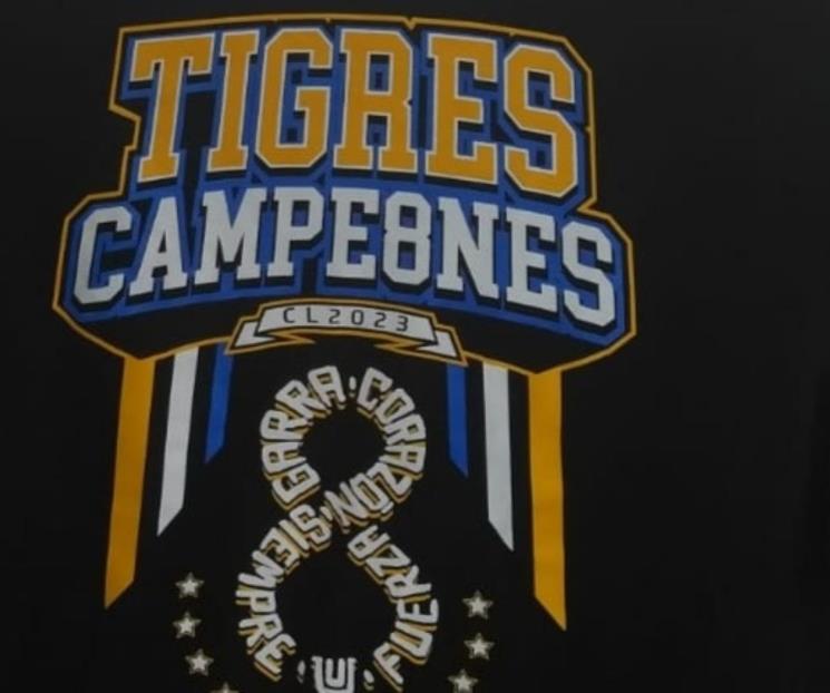 A la venta playera conmemorativa de la octava de Tigres