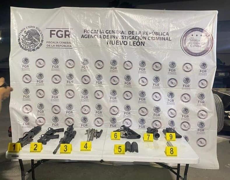Detienen a estadounidense con armas en Galeana Detienen a estadounidense con armas en Galeana