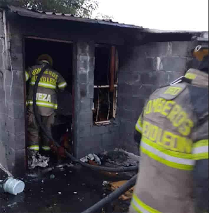 Muere hombre durante incendio de su casa en Escobedo Muere hombre durante incendio de su casa en Escobedo