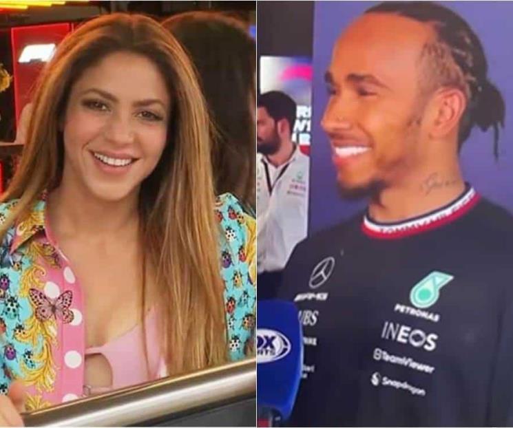 Shakira regresa a Barcelona para apoyar a Lewis Hamilton