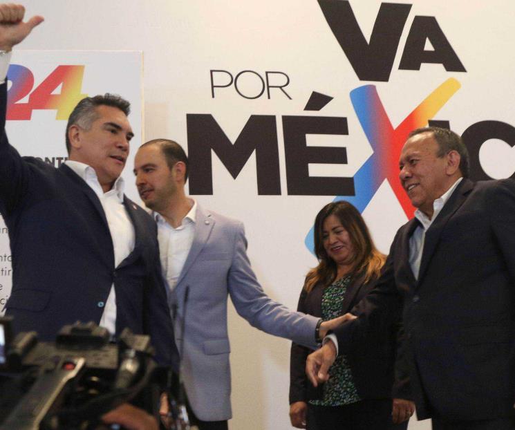 Descarta Va por México retazos de corcholatas Descarta Va por México retazos de corcholatas