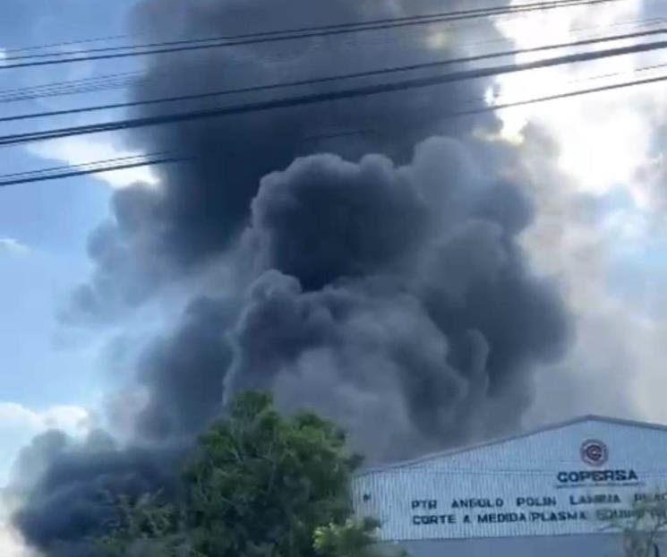 Arde chicharronería en Apodaca
