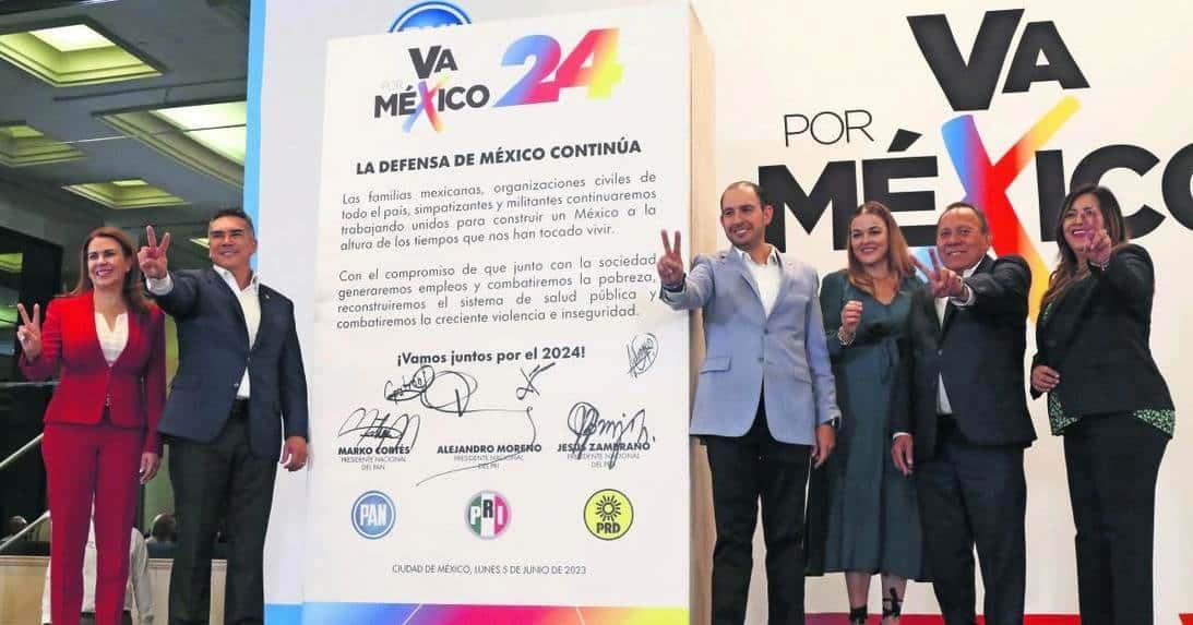 PAN, PRI y PRD trabajarán con la sociedad para 2024 PAN, PRI y PRD trabajarán con la sociedad para 2024