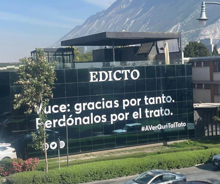Aparece en San Pedro mensaje de apoyo a Vucetich