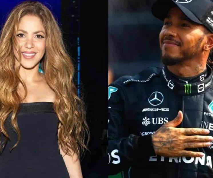 Captan a Shakira con Lewis Hamilton en club nocturno