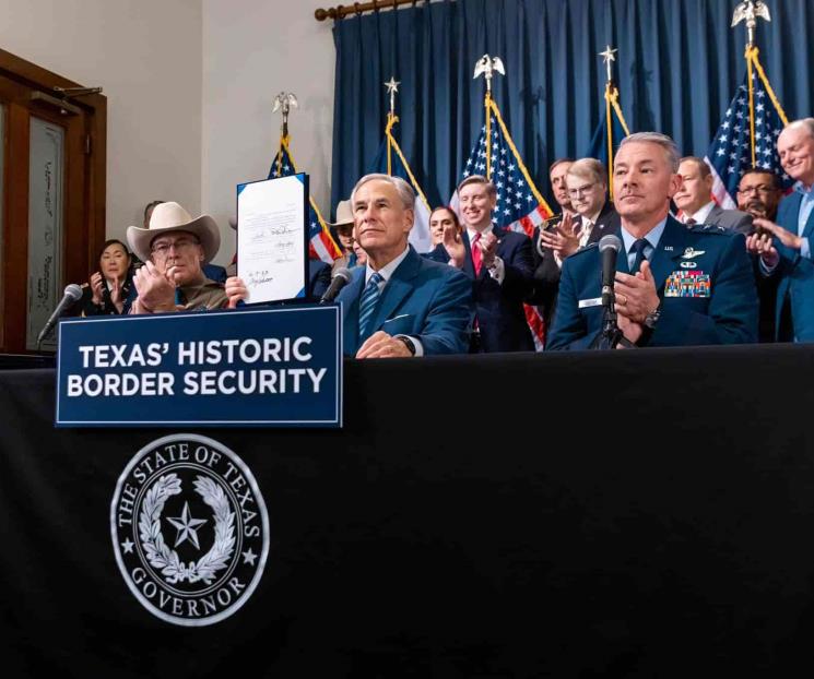 Anuncia Greg Abbott frontera flotante en el río Grande