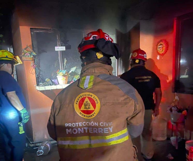 Alarma explosión e incendio en vivienda