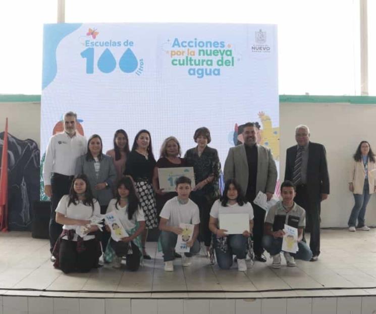 Reconocen a escuelas ahorradoras de agua