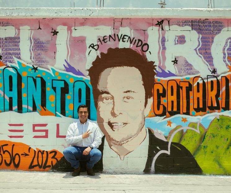 Realizan en Santa Catarina mural inspirado en Tesla Realizan en Santa Catarina mural inspirado en Tesla