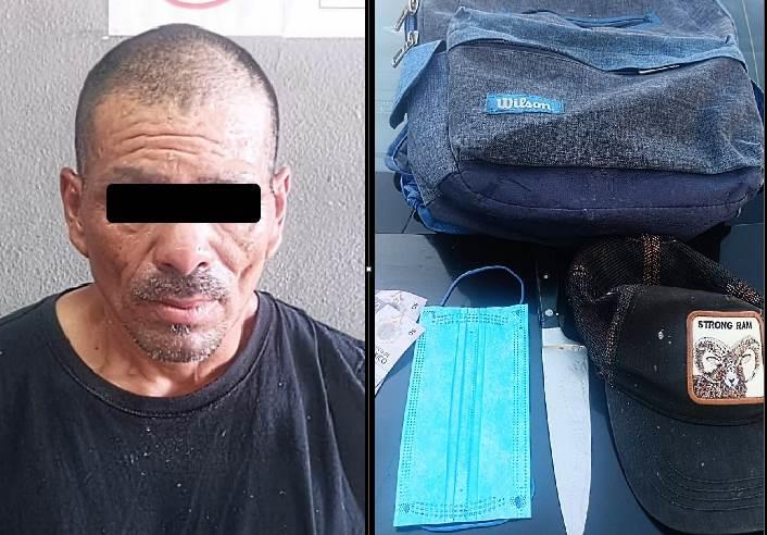 Asalta negocio, huye y lo arrestan cuadras más adelante
