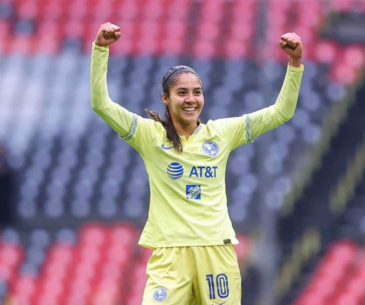 Alison González, jugadora del América, sufre acoso Alison González, jugadora del América, sufre acoso
