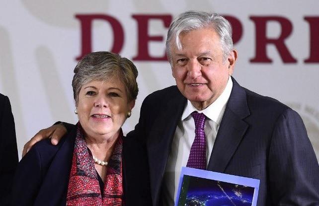 Alicia Bárcena agradece a AMLO titularidad de SRE Alicia Bárcena agradece a AMLO titularidad de SRE
